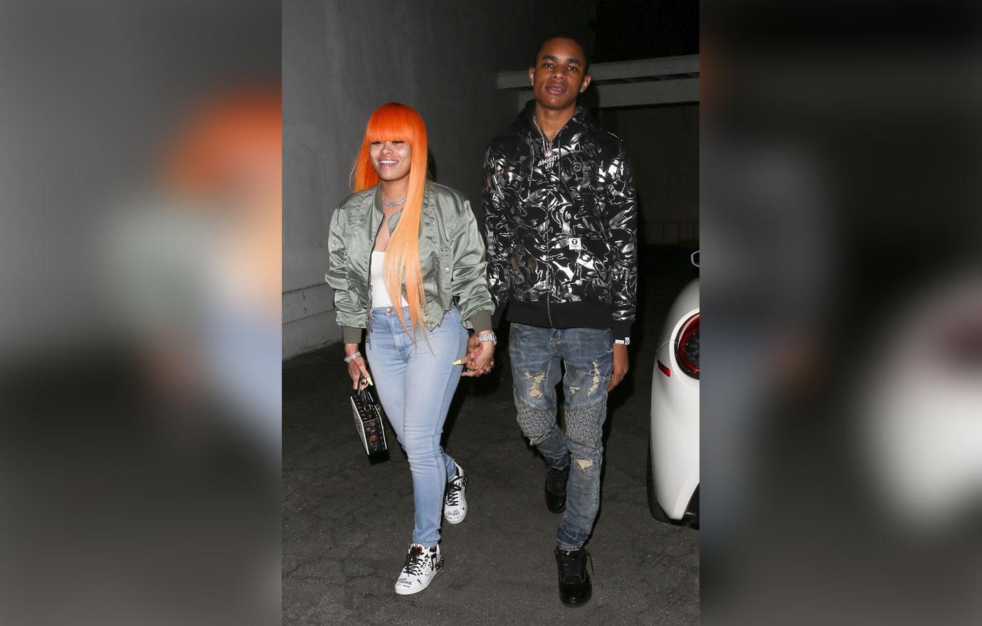 //Blac Chyna teen boyfriend PDA