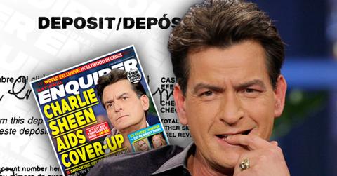 Charlie Sheen HIV Positive Hush Money Paper Trail