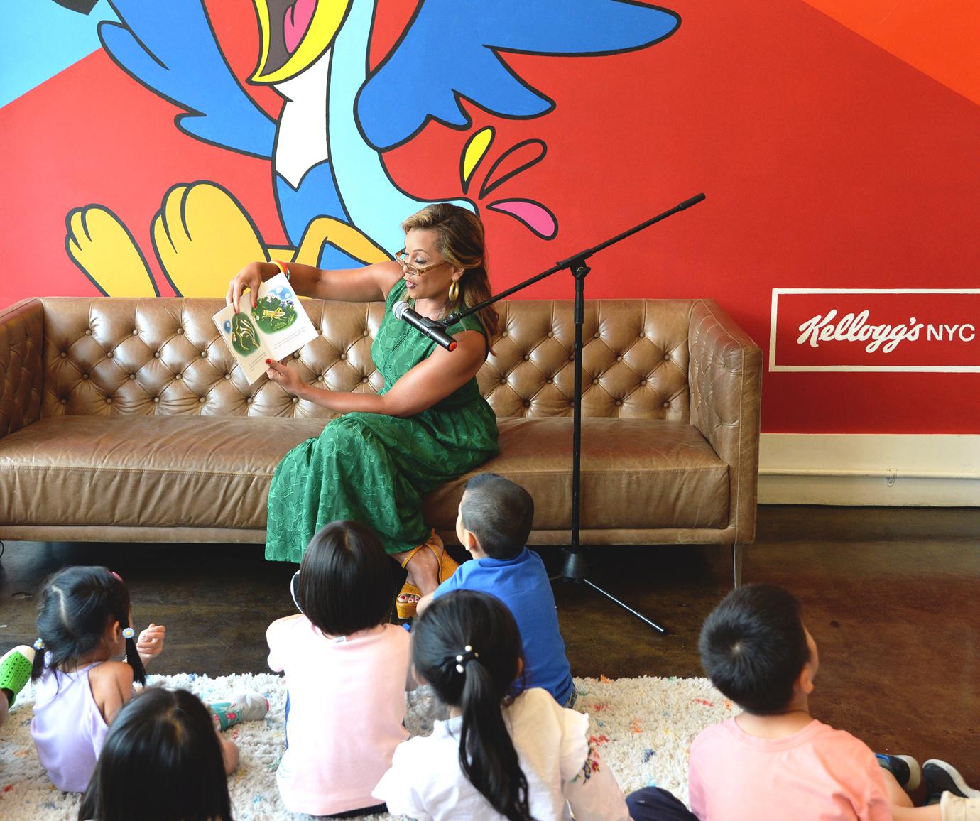 Just in time for back to school season, Vanessa Williams joins Kellogg’s and Penguin Random House to support Kellogg’s Feeding Reading program.