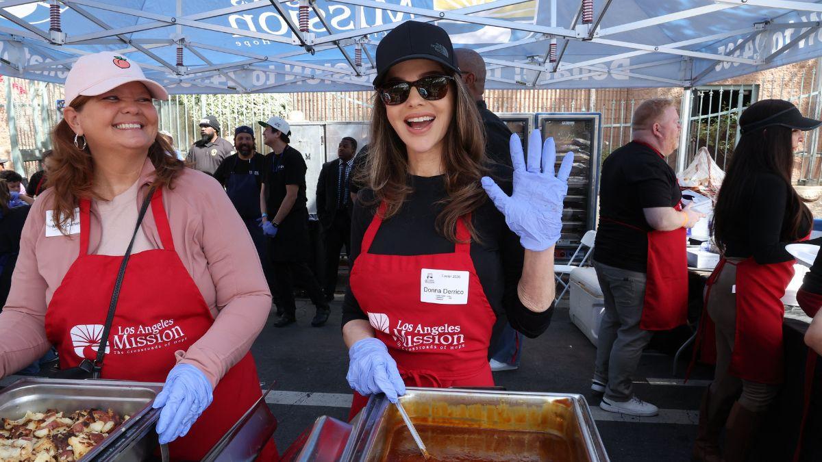 image of During the visit, she opened up about her own past struggles before fame.