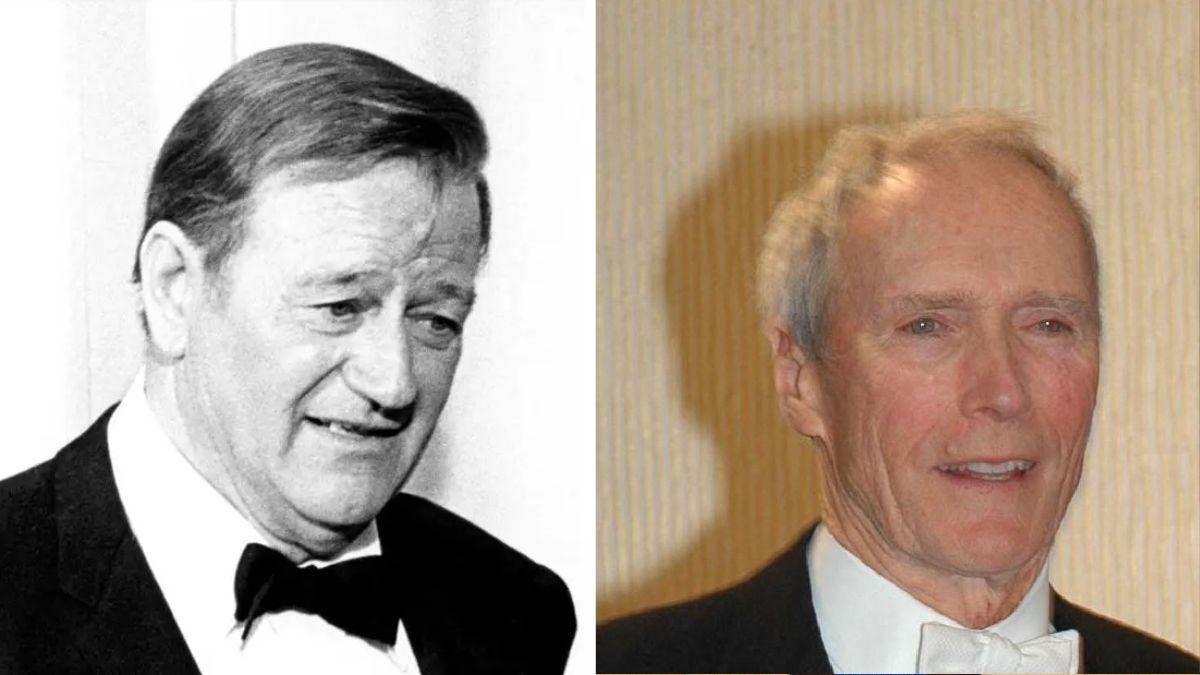Clint Eastwood and John Wayne became Western icons, but their lives and views differed greatly.