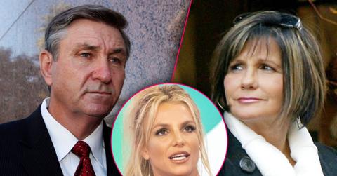 Britney Spears Looks Upset With Split of Mom Lynne and Dad Jamie Spears Conservatorship Court Hearings
