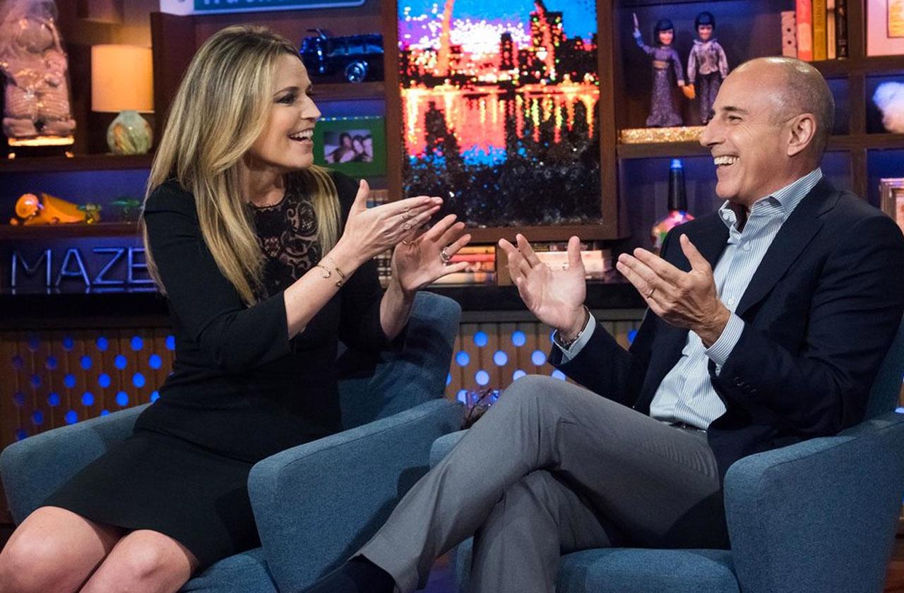 Matt Lauer Savannah Guthrie WWHL