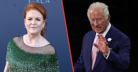 Split photos of Sarah Ferguson and King Charles