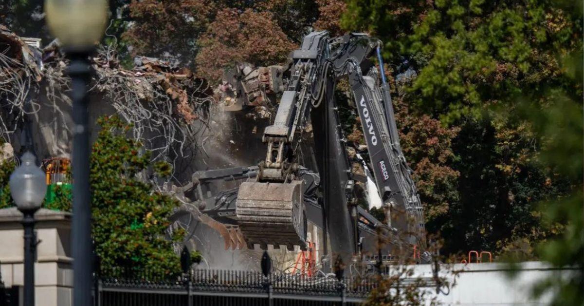 Photo of East Wing demolition