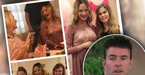 meghan king edmonds pregnant baby shower jim edmonds absent