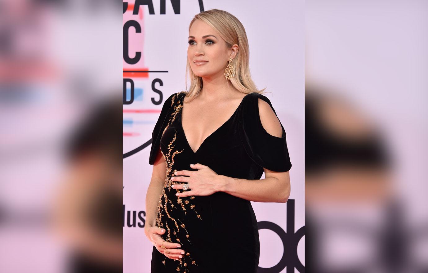 Carrie Underwood Shows Off Her Baby Bump