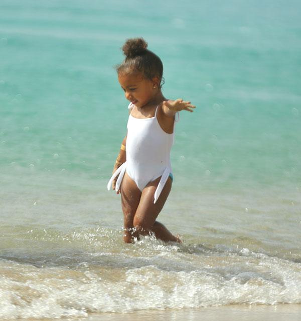 //north west cute bathing suit beach st barts