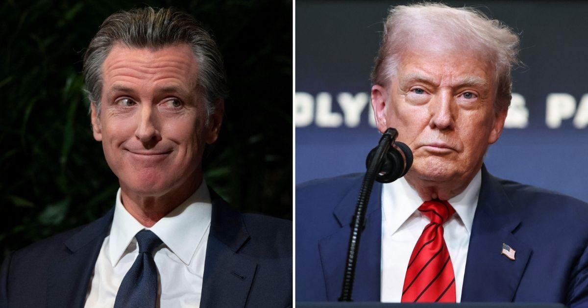Photo of Gavin Newsom, Donald Trump
