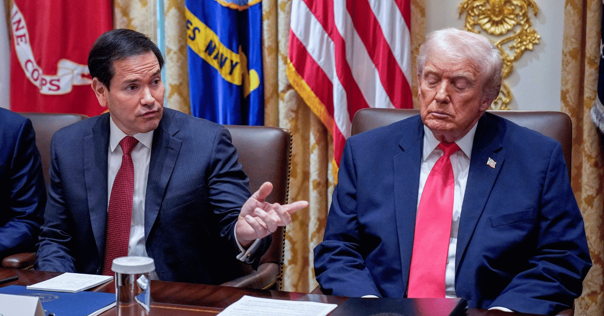 Photo of Marco Rubio and Donald Trump