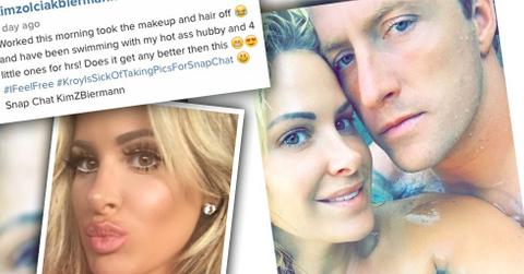 Kim Zolciak No Makeup Selfie