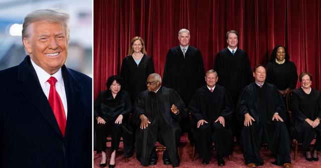 donald trump celebrate supreme court decision colorado election ballot