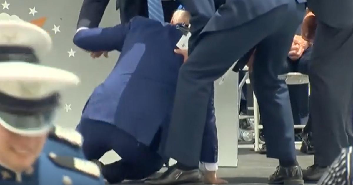 President Biden Takes A Massive Tumble During Air Force Graduation Ceremony 5617