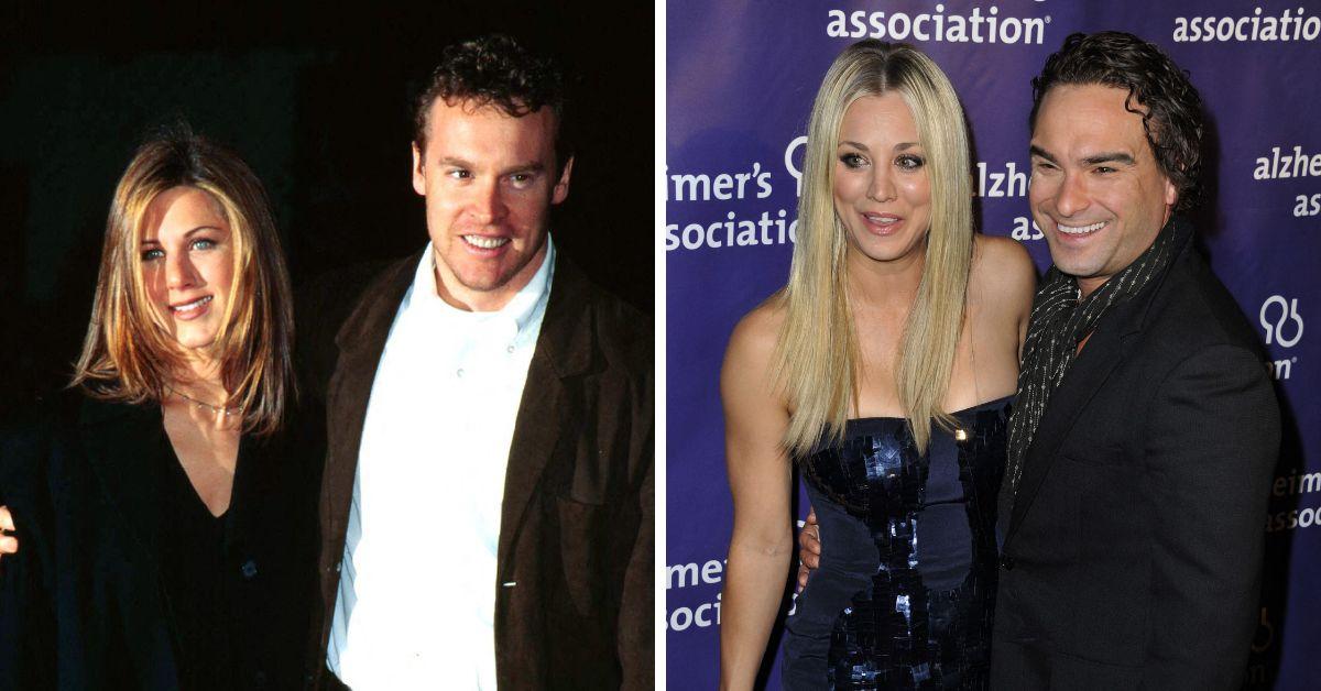 Photo of Jennifer Aniston and Tate Donovan, Kaley Cuoco and Johnny Galecki