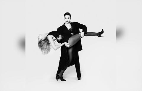 demi lovato stuns in edgy photoshoot alongside actress allie marie evans