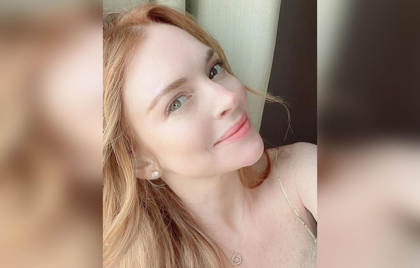 Lindsay Lohan's Fiancé Makes Rare Appearance, Hangs With Star's Family