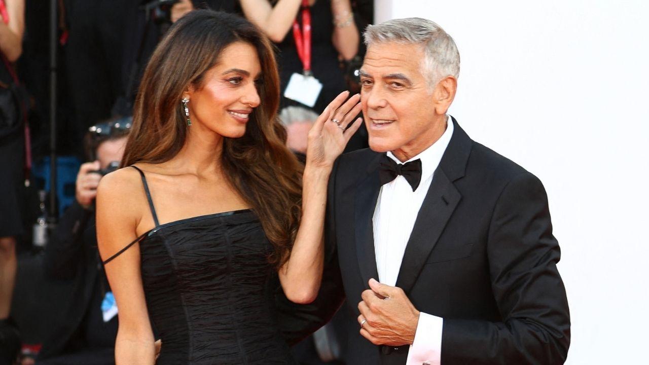 Photo of George and Amal Clooney