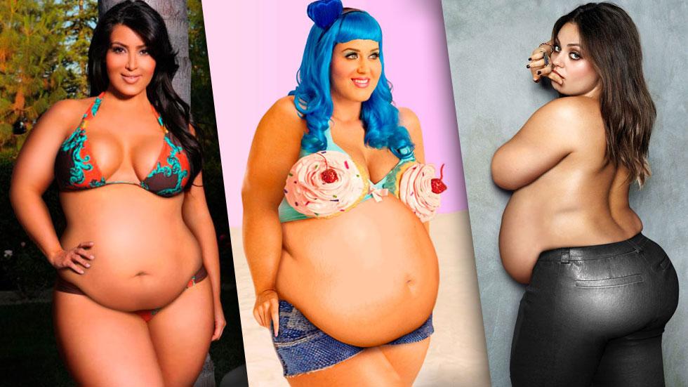 Plus-Size Kim Kardashian Katy Perry