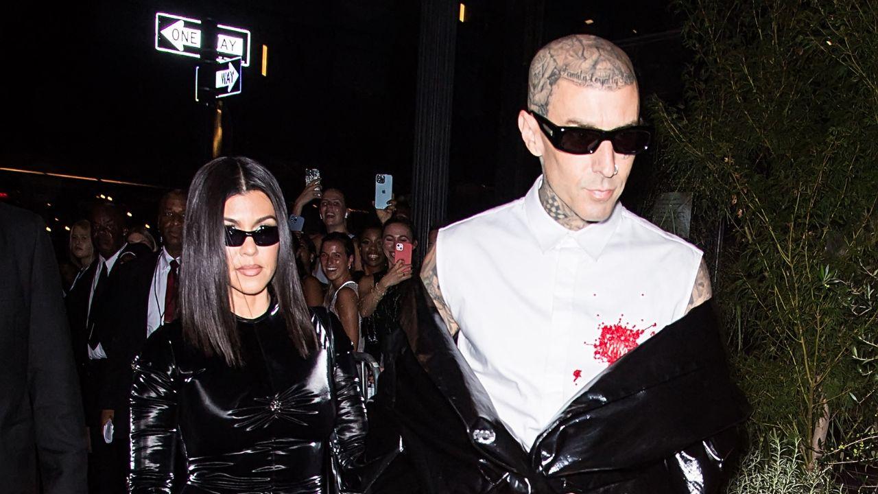 Photo of Kourtney Kardashian, Travis Barker
