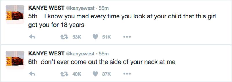 Kanye West Twitter Rant Wiz Khalifa