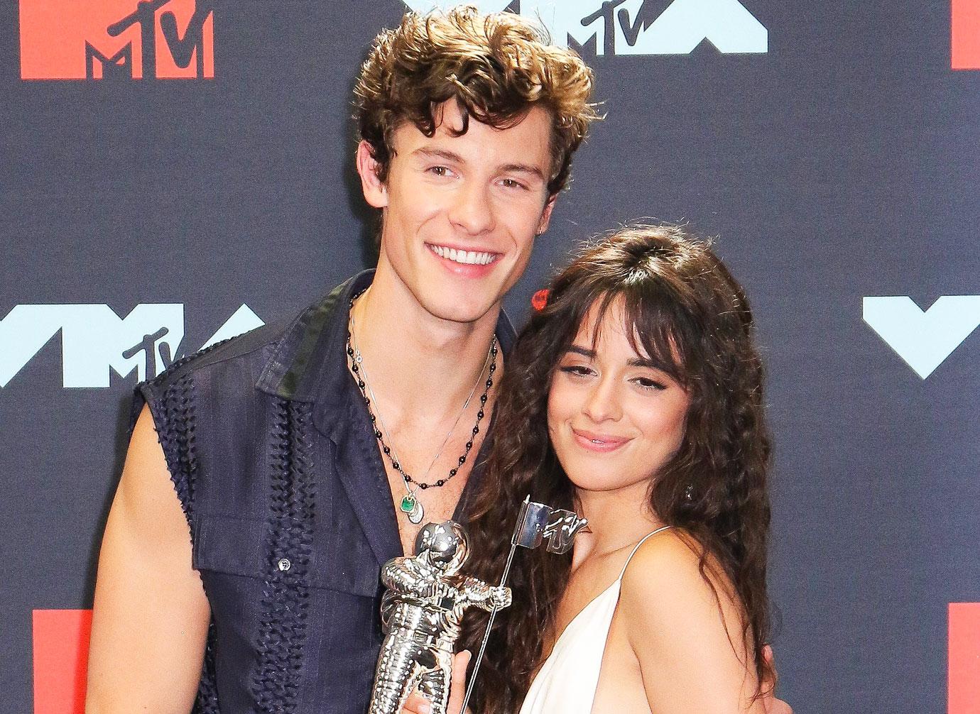 shawn mendes camila cabello spotted together breakup couple take dog stroll