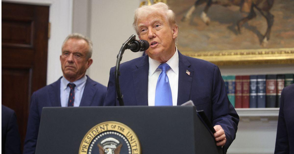 Photo of Donald Trump, Robert F. Kennedy