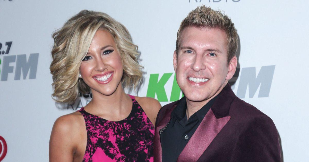 Photo of Savannah and Todd Chrisley