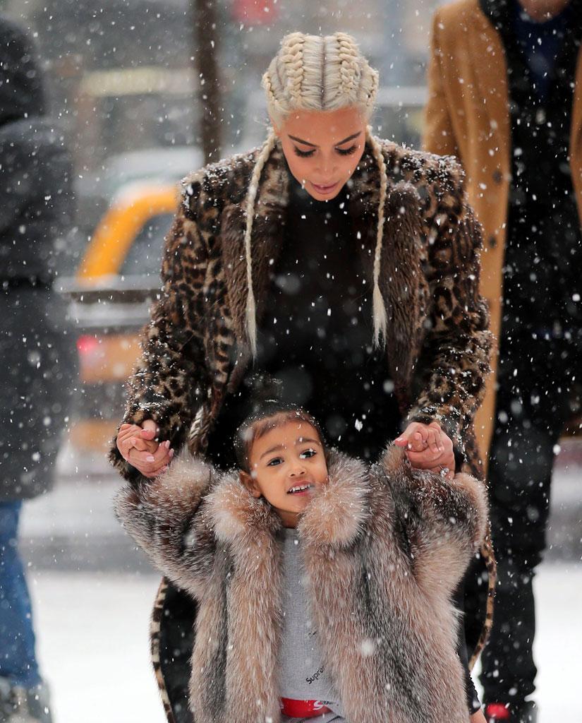 Kim Kardashian North West Ice Skating