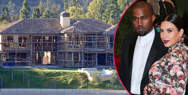 House Of Horrors! Kim Kardashian & Kanye West’s $11 Million Mansion Gutted