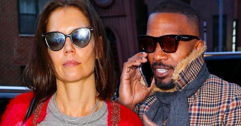 //Katie Holmes Jamie Foxx Celebrate Birthday NYC Date pp
