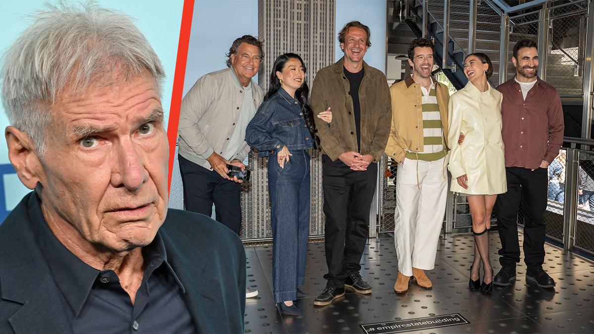 Harrison Ford shocked fans appearing on a red carpet with his 'Shrinking' castmates.