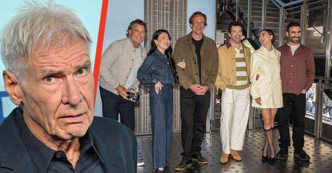 Harrison Ford shocked fans appearing on a red carpet with his 'Shrinking' castmates.