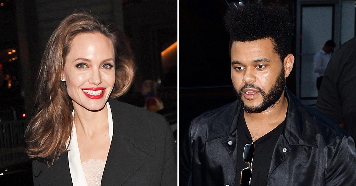 Angelina Jolie And The Weeknd Pictures