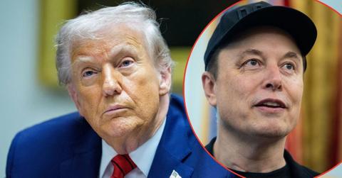 split image of Donald Trump and Elon Musk