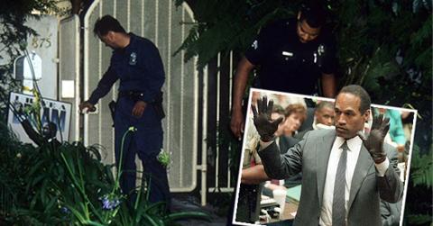 OJ simpson nicole brown ron goldman murder scene blood