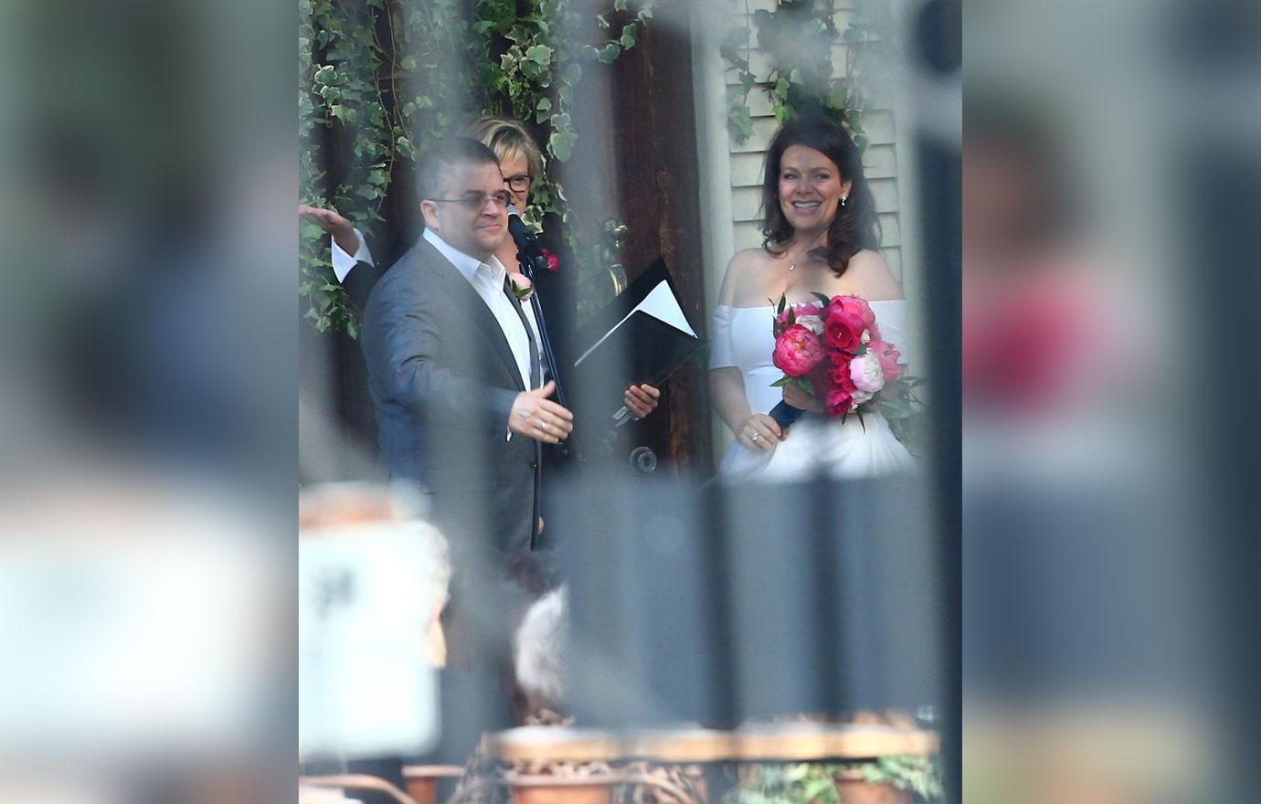 Patton Oswalt Meredith Salenger Wedding Photos