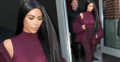 Kim Kardashian Nipples Boobs No Bra Yeezy Fashion Show NYC