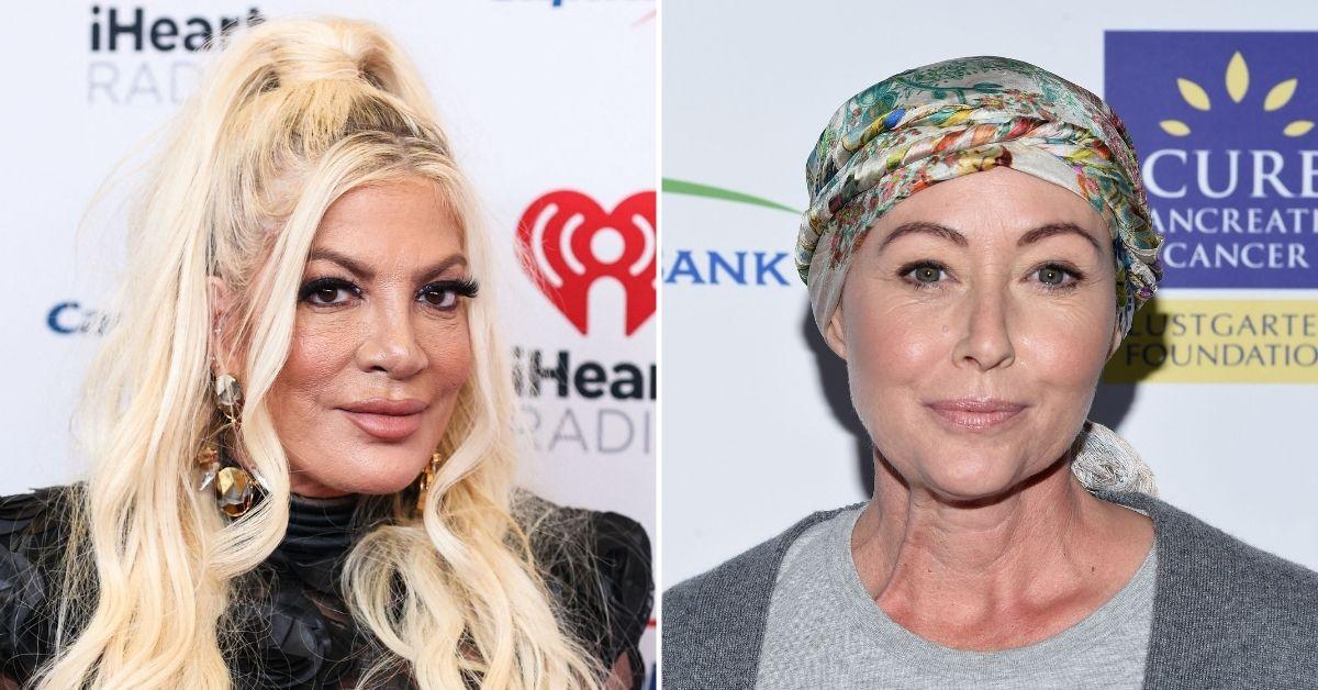 Heartbroken Tori Spelling Reveals Spirit of Tragic Best Pal Shannen Doherty Is Spurring Her on Amid 'Hard Time' in 'Dancing With the Stars'