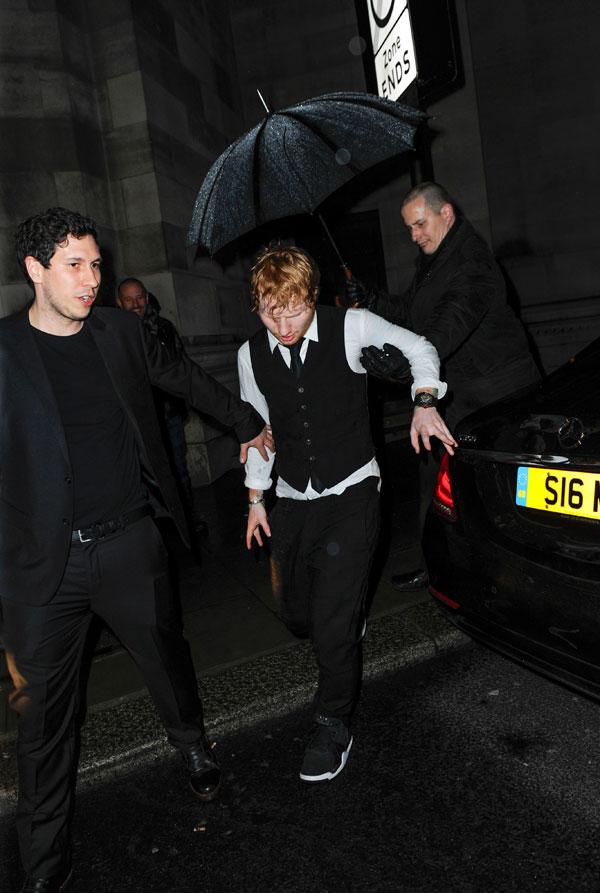 Ed Sheeran Drunk At Brit Awards