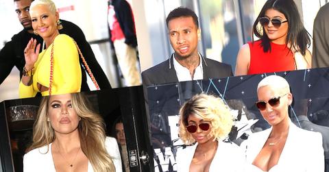 Amber Rose Khloe Kardashian Feud Kylie Jenner Blac Chyna Fight