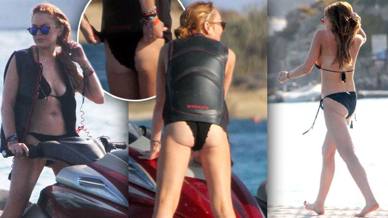 //lindsay lohan saggy bottom pp