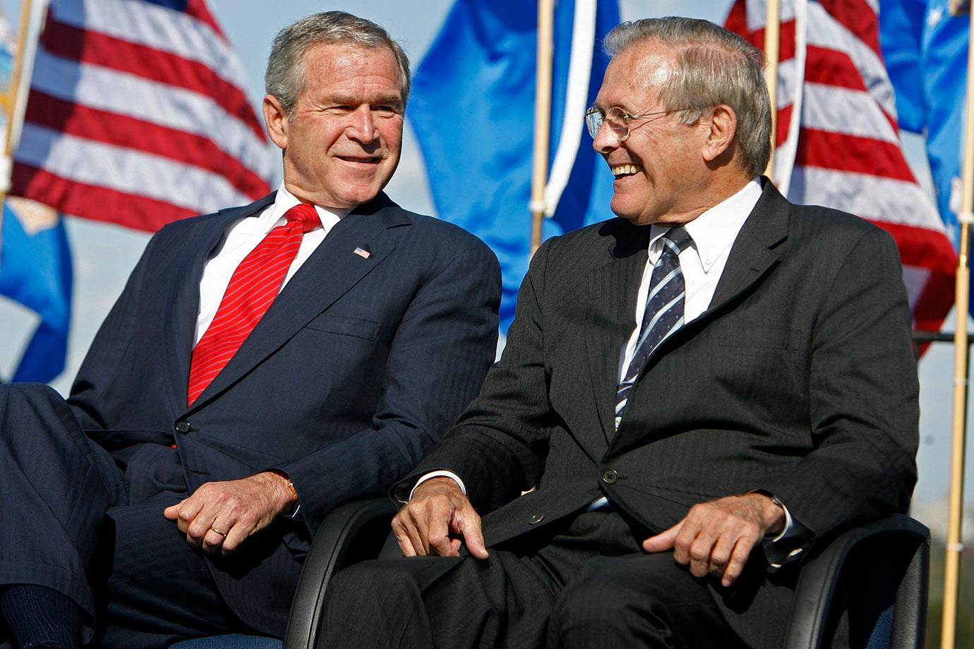 donald rumsfeld dead defense secretary bush ford