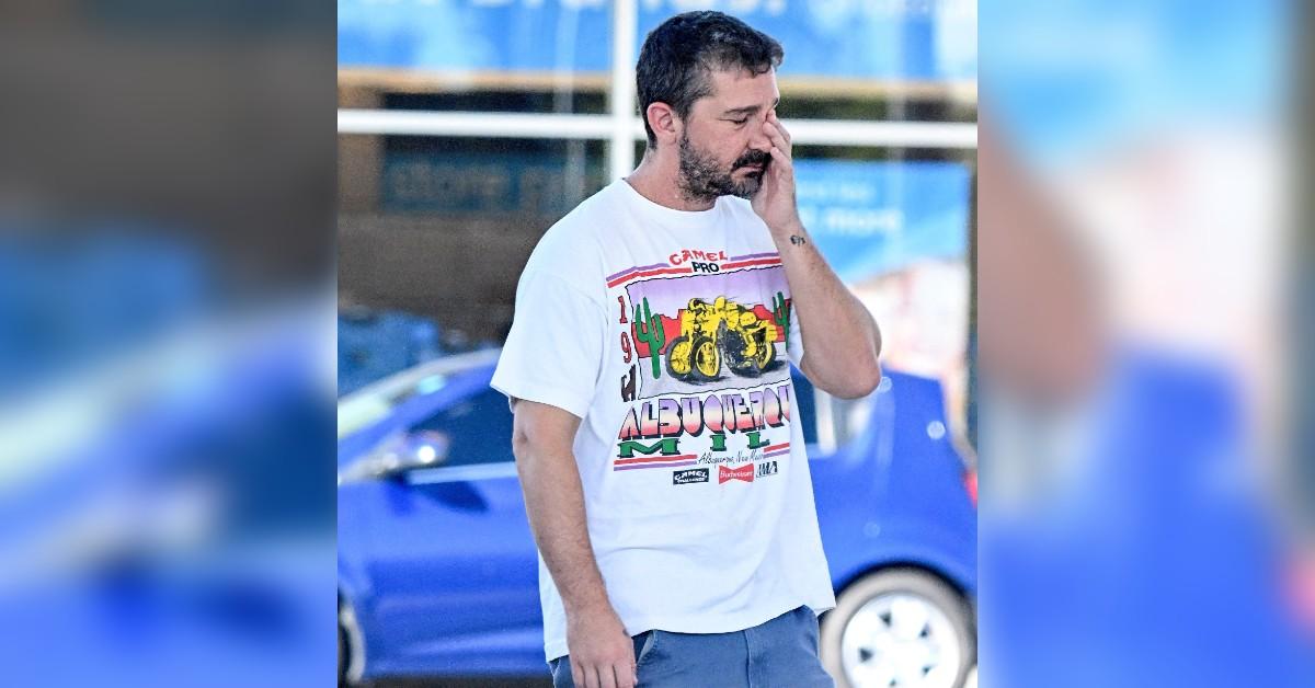 its over shia lebeouf sparks marriage break up rumors our pictures show hothead actor who hasnt been seen with wife for  days without wedding ring