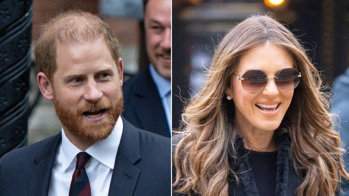 Photo of Prince Harry and Elizabeth Hurley