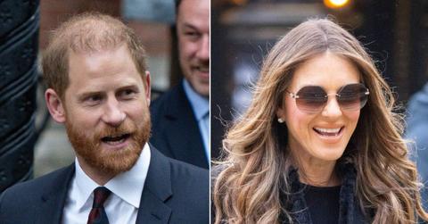 Photo of Prince Harry and Elizabeth Hurley