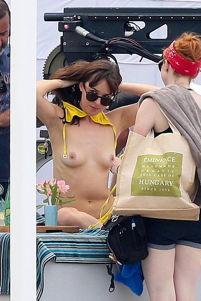 Dakota Johnson Topless Bikini Fifty Shades Of Grey Set