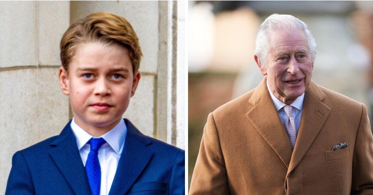 Photo of King Charles and Prince George