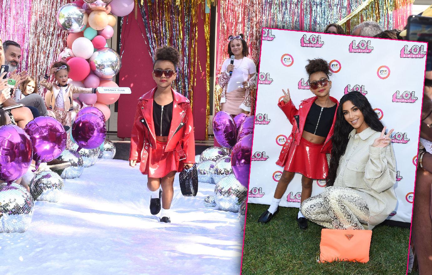 Kim Kardashian Daughter North Models Fashion Show