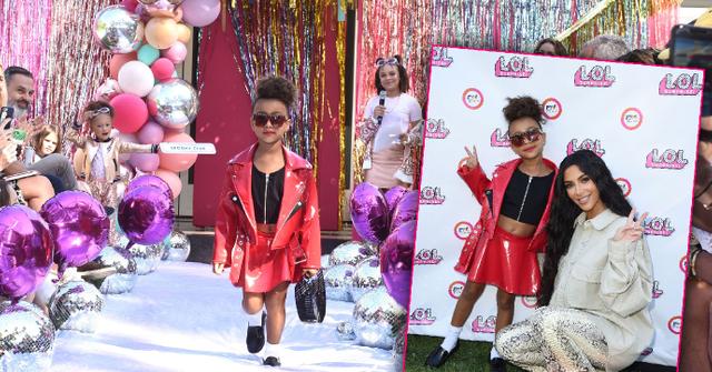 Kim Kardashian Daughter North Models Fashion Show