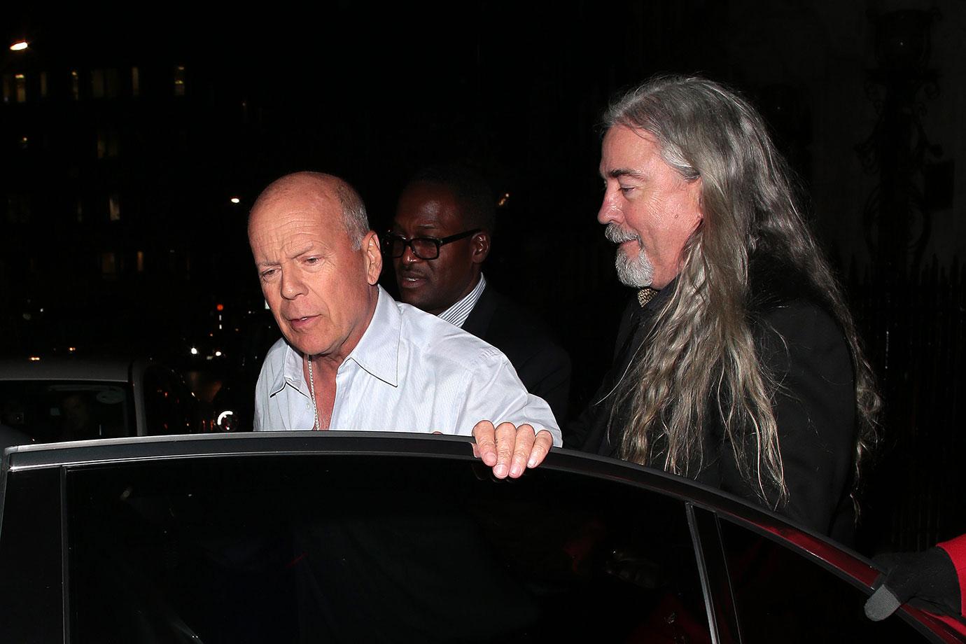 Bruce Willis Drunk Leaving Club Party